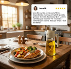 Olium™ Dispensador de Aceite 2 en 1 - Vierte y Rocia