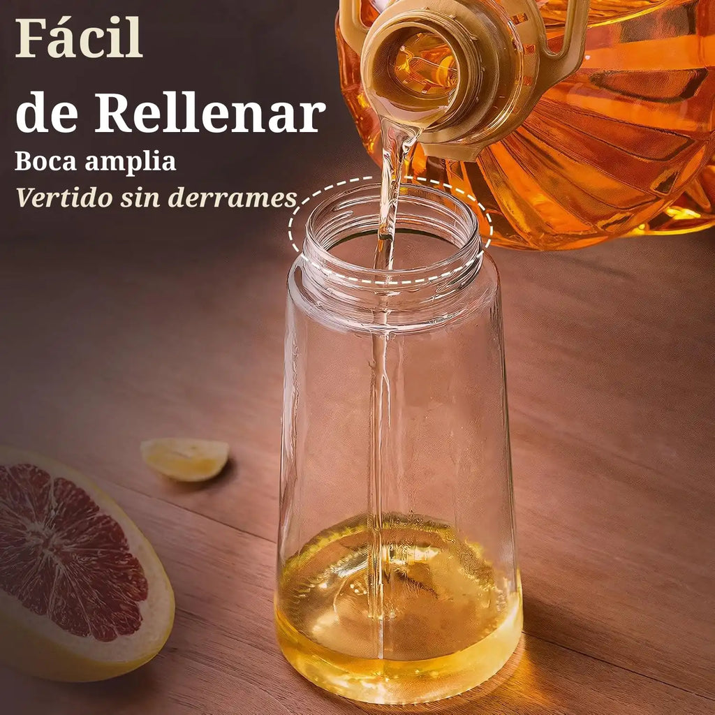 Olium™ Dispensador de Aceite 2 en 1 - Vierte y Rocia