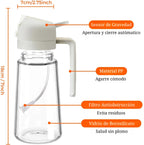 Olium™ Dispensador de Aceite 2 en 1 - Vierte y Rocia